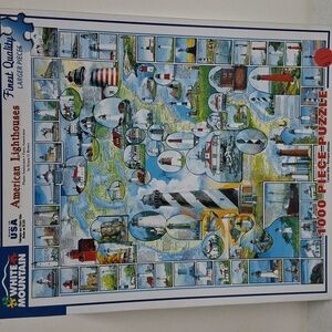 White Mountain 1000 Pc.puzzle